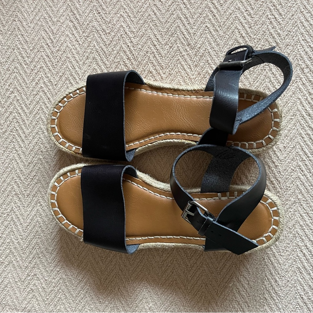 Black sandal Espadrilles